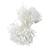 Maxbell A Bundle of 320 Pcs Artificial Matte Double Heads Flower Rose White