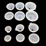 2Pcs Sphere Ball Shape Silicone Mold Mould for Resin Casting DIY Ornament