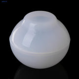 2Pcs Sphere Ball Shape Silicone Mold Mould for Resin Casting DIY Ornament