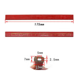 Maxbell 5x10 Pcs Carpenter Pencils with Measuring Builders Woodworking Pencil Marker