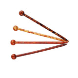 Maxbell 10 Pieces Retro Wooden Hairpin Woman Hair Stick Headdress Jewelry Craft 13cm