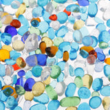 Maxbell 1 Pack Mixed Size Decorative Glass Pebbles For Aquarium Fish Tank Vase Fill - Aladdin Shoppers