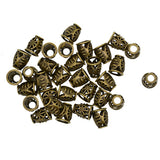 Maxbell 60 Pieces Alloy Plated Filigree Evil Eye Caps Focal Tassel End Caps Bead Cap