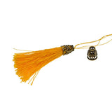 Maxbell 60 Pieces Alloy Plated Filigree Evil Eye Caps Focal Tassel End Caps Bead Cap