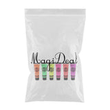 Maxbell 6 Colors UV Glow Neon Face Body Paint Tube Fluorescent Paints for Makeup