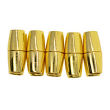 Maxbell 20 Sets Jewelry Findings Leather Cord End Magnetic Clasp Hole Size 4mm