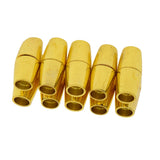 Maxbell 20 Sets Jewelry Findings Leather Cord End Magnetic Clasp Hole Size 4mm