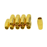 Maxbell 20 Sets Jewelry Findings Leather Cord End Magnetic Clasp Hole Size 4mm