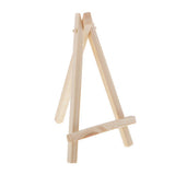 Maxbell 3''x3'' Mini Canvas & Easel Set for Painting Craft Drawing Wedding Table Numbers Hobby Craft Tools, Natural Wooden Easels and Blank Canvas - Aladdin Shoppers