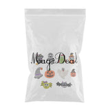Maxbell 10 Pieces HALLOWEEN Resin Flatback Cabochon for DIY Hair Bow Center Crafts