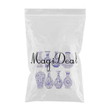 Maxbell 8pcs Blue and White Porcelain Vase Cardboard Post Decorations Hallway Decals