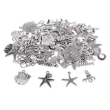 Maxbell 60Pcs Tibetan Silver Alloy Ocean Series Charms Pendants For Jewelry Findings - Aladdin Shoppers