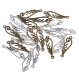 Maxbell 20 Pcs Mixed Hollow Angel Wing Charms Pendants Bookmark DIY Necklace Jewelry - Aladdin Shoppers