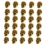 Maxbell 30 Pieces Alloy Charm Beads Spacers for Jewelry Making Crafts antique gold