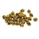 Maxbell 30 Pieces Alloy Charm Beads Spacers for Jewelry Making Crafts antique gold