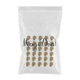 Maxbell 30 Pieces Alloy Charm Beads Spacers for Jewelry Making Crafts antique gold