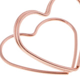 Maxbell 5 Pieces Colorful Metal Heart Shape Paper Clips Office Bookmarks Stationery - Aladdin Shoppers
