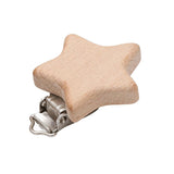 Maxbell 3 Pack Baby Pacifier Chain Clip Pacifier Clip Wooden Clip Baby Clip 53x45mm