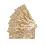 Maxbell 10 Sheets Gold Leaf Gilding Foil Paper for DIY Craft 7x14cm Gold/Rose gold