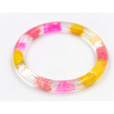 Maxbell 6Set Silicone Mold Jewelry Making Bracelet Bangle Mould For Resin Flower DIY