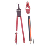 2 Metal Compass for Geometry Math Drawing Drafting Schools Office Stationery