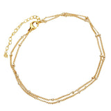 Maxbell Multi-Strand Copper Bracelet Anklet Chain Clips Jewelry Making Chain gold