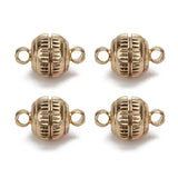 Maxbell 5 Pcs Round Magnetic Clasps DIY Jewelry Making for Necklace Bracelet Gold - Aladdin Shoppers