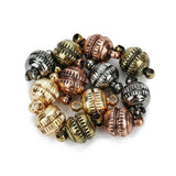 Maxbell 5 Pcs Round Magnetic Clasps DIY Jewelry Making for Necklace Bracelet Gold - Aladdin Shoppers