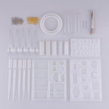 Maxbell Multifunction Resin Clay Molding DIY Kits for Jewelry Making Bracelets Bangles Pendants Silicone - Aladdin Shoppers