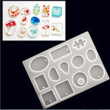 Maxbell Multifunction Resin Clay Molding DIY Kits for Jewelry Making Bracelets Bangles Pendants Silicone - Aladdin Shoppers