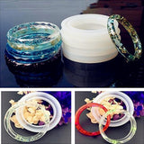 Maxbell Multifunction Resin Clay Molding DIY Kits for Jewelry Making Bracelets Bangles Pendants Silicone - Aladdin Shoppers