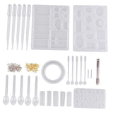 Maxbell Multifunction Resin Clay Molding DIY Kits for Jewelry Making Bracelets Bangles Pendants Silicone - Aladdin Shoppers