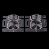 Maxbell 3D Heart Shaped Plastic Clear Candle Molds Soap Mould Candles Making Crafts