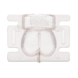 Maxbell 3D Heart Shaped Plastic Clear Candle Molds Soap Mould Candles Making Crafts