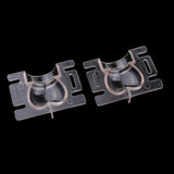Maxbell 3D Heart Shaped Plastic Clear Candle Molds Soap Mould Candles Making Crafts