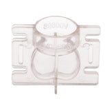 Maxbell 3D Heart Shaped Plastic Clear Candle Molds Soap Mould Candles Making Crafts