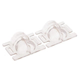 Maxbell 3D Heart Shaped Plastic Clear Candle Molds Soap Mould Candles Making Crafts