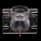 Maxbell 3D Heart Shaped Plastic Clear Candle Molds Soap Mould Candles Making Crafts