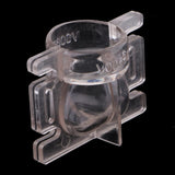 Maxbell 3D Heart Shaped Plastic Clear Candle Molds Soap Mould Candles Making Crafts