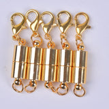 Maxbell 10 Sets Gold and Silver Tone Colors Magnetic Clasp Converter Necklace Bracelet with 1 Lobster Clasps Closure - Aladdin Shoppers