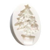 Maxbell Silicone DIY Christmas Tree Ornament Fondant Cake Mold Cake Decorating Mould