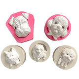 Maxbell Multifunction Resin Clay Molding DIY Puppy Shape Mold Jewelry Making Pendants Silicone - Aladdin Shoppers