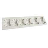 Maxbell 10Pcs Bowtie Fondant Cake Mould Silicone Candy Chocolate Mold Decor DIY