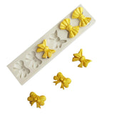 Maxbell 10Pcs Bowtie Fondant Cake Mould Silicone Candy Chocolate Mold Decor DIY