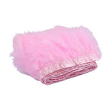 Maxbell 2m Turkey Feather Fringe Trim Sewing Dress Costume Decorations pink