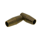 Maxbell 20 Sets Jewelry Findings Leather Cord End Magnetic Clasp Hole Size 4mm