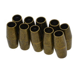 Maxbell 20 Sets Jewelry Findings Leather Cord End Magnetic Clasp Hole Size 4mm