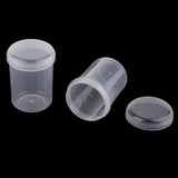 Maxbell 18pieces Storage Box Screw Lid Clear Containers for Beads Crafts Findings Small Items Keeping Supply 55x35mm packed in portable box - Aladdin Shoppers