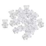Maxbell 20 Pcs Bear Shaped Modelling Styrofoam Foam Creative DIY Kids Painted Crafts