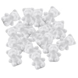 Maxbell 20 Pcs Bear Shaped Modelling Styrofoam Foam Creative DIY Kids Painted Crafts
